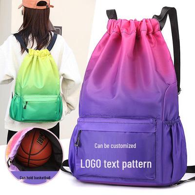 Zaino Coulisse Personalizzabile con Logo - Doppia Tracolla per Palestra, Pallacanestro, Calcio, Fitness, Corsa, Escursionismo