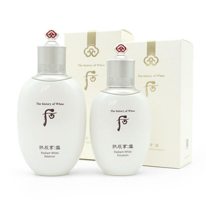 The Whoo Gongjinhyang Seol Whitening Balancer 150ml + Lotion 110ml Set, 1 Set