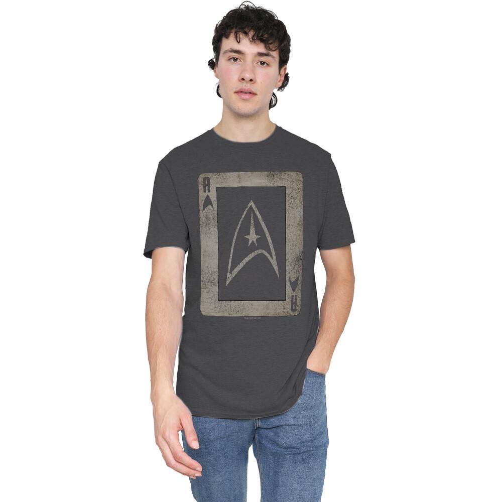 Star Trek Tos Ace T-Shirt S-2XL Charcoal M