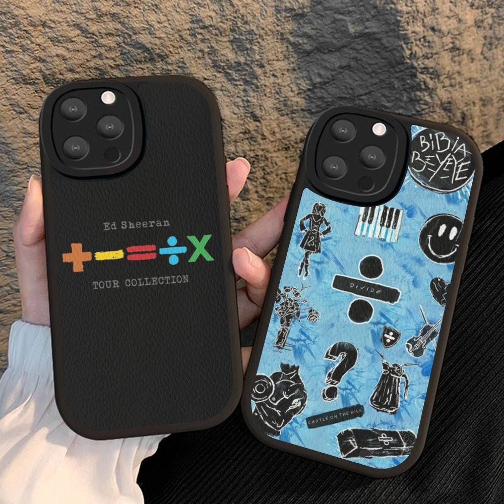 Singer E-Ed S-Sheeran Hot Phone Case Hard Leather For IPhone 16 15 14 13 12 Mini 11 14 Pro Max Xs X Xr 7 8 Plus Fundas