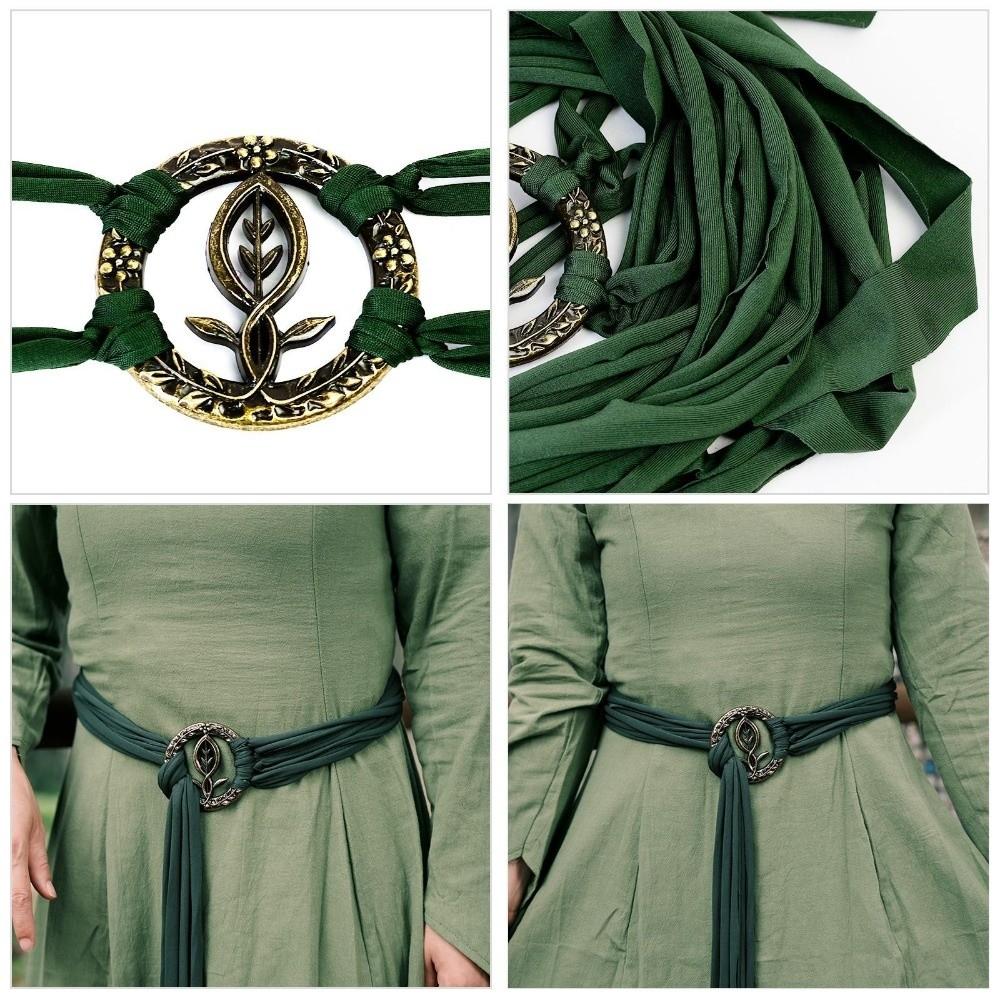 Extra Long Women Rope Belt Medieval Dress Corset Fashion Medieval Waist Belt for Dress