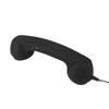 Retro Phone Handset Type C Vintage Wired Plug In Handheld Cell Phone Receiver with Microphone for Video Conference Calls