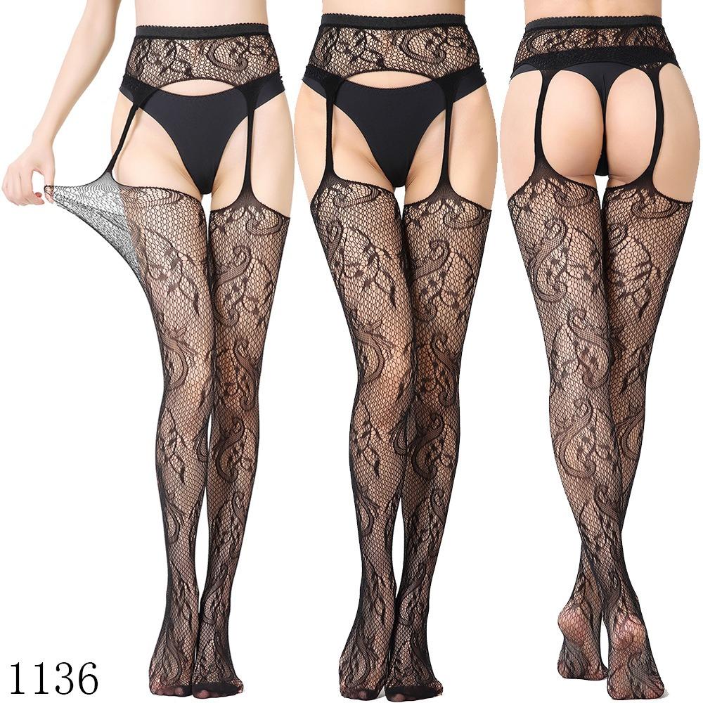 Kvinner Fishnet Garter Belte Lår Høy Sommer Sexy Strømpebukse