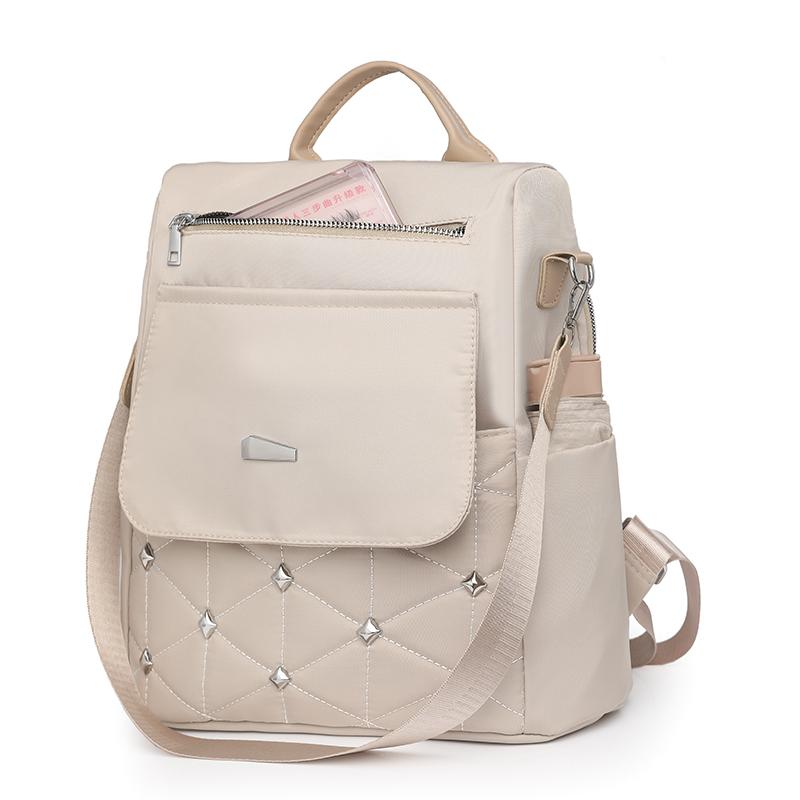 Multi-Functional Backpack Women's Large Capacity Anti-Splashing Anti-Theft Backpack Shoulder Bag