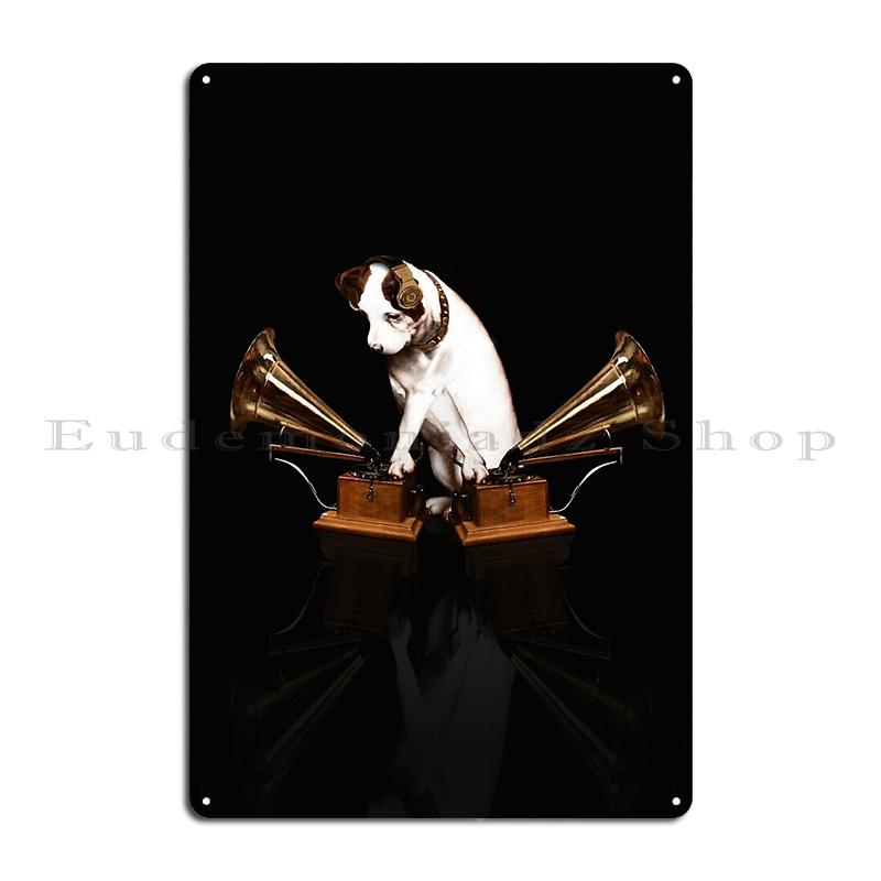 RCA VICTOR HIS MASTERS VOICE by Francis Barraud Vintage Advertisement Metal Garage Design Pub Create Wall Decor Tin Sign Poster