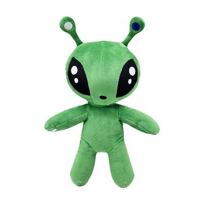 25cm Zielony Pluszowy Obcy Zabawka Anime Obcy Potwory z Rogami i Mackami Horror Lalka Chłopcy Dziewczynki Miękkie Zabawki Wypchana Poduszka do Rzucania Prezenty dla Dzieci