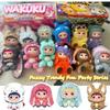 Wakuku Fuzzy Trendy Fun Party Blind Box Cute Wakuku Action Figure Mystery Box CuteDoll Bag PendantDoll Surprise Bag Gift Toy