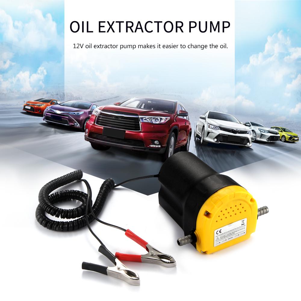 DC 12V TRANSFER FUEL EXTRACTOR DIESEL PUMP OIL EXCHANGE SCAVENGE ELECTRIC PUMP