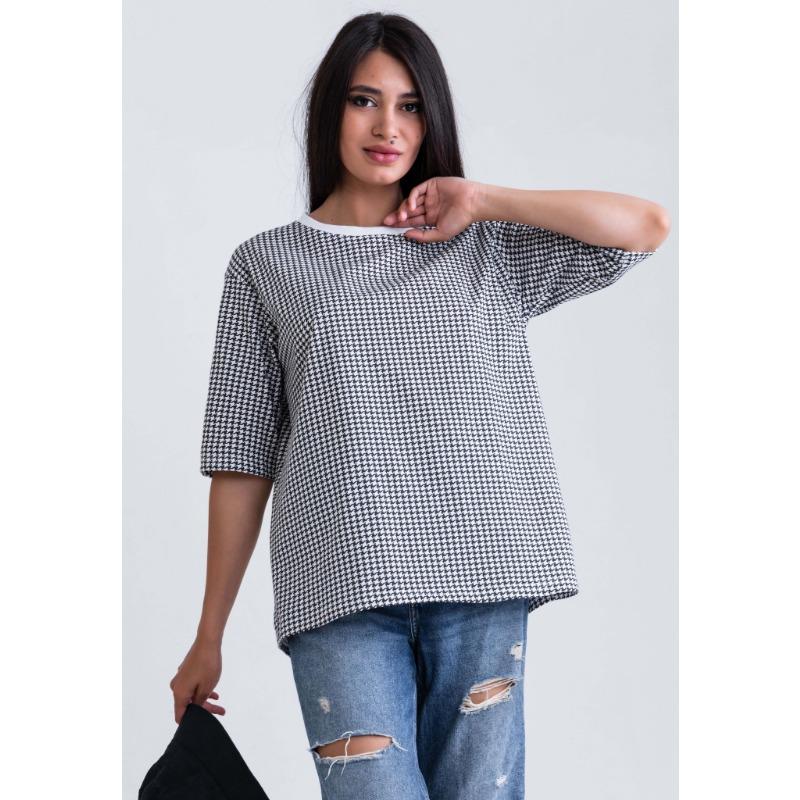 Women's Round Neck Short Sleeved T-Shirt With 3d Fashionable Printing