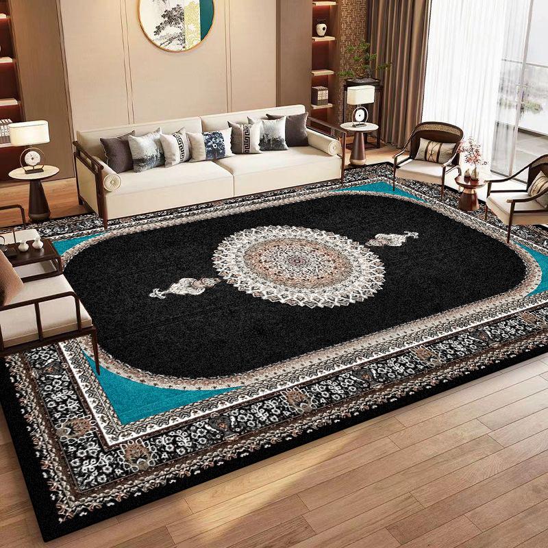 New Chinese Style Luxury Carpet Living Room Large Area Coffee Tables Non-slip Rugs Art Decoration Bedroom Washable Floor Mats