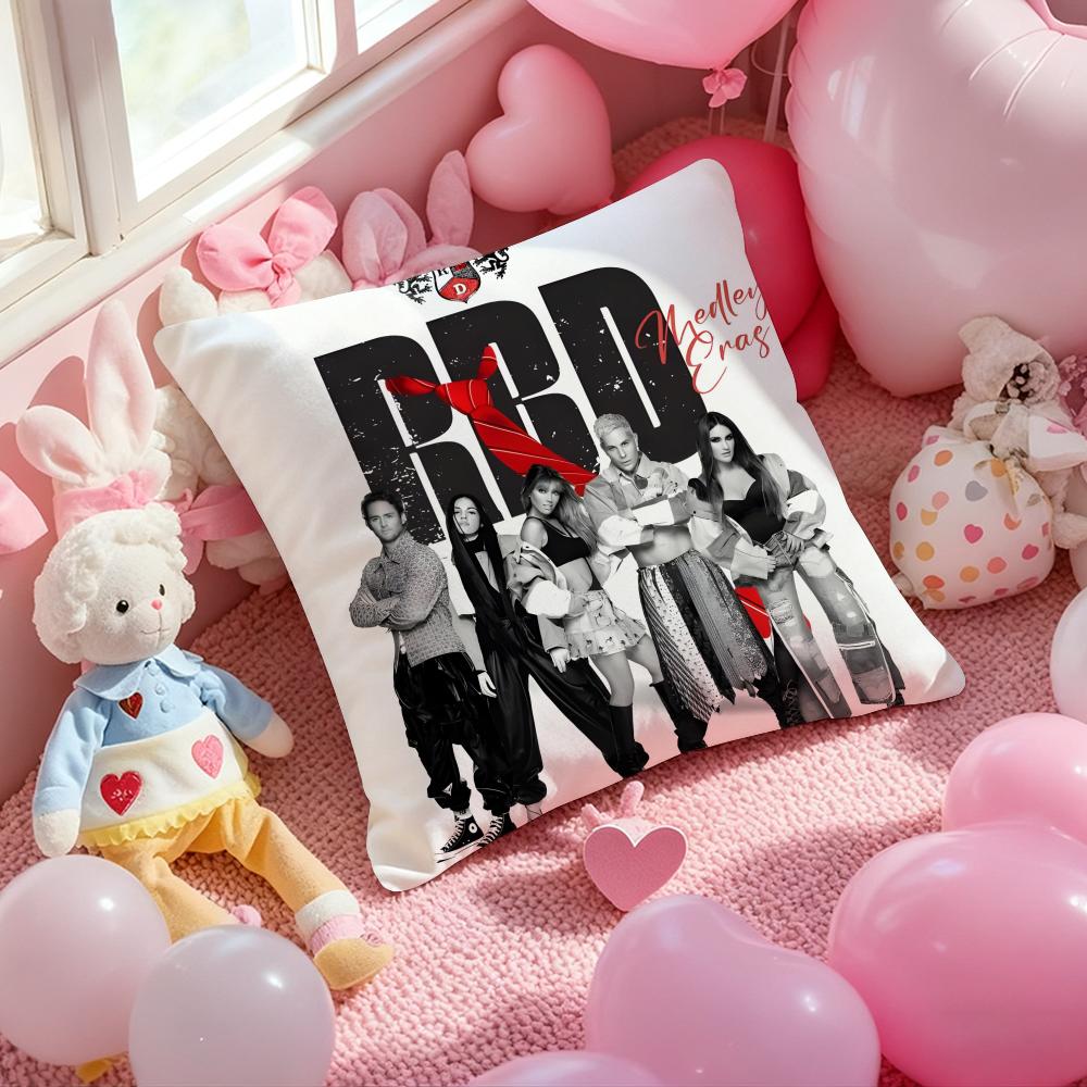 Rbd Rebelde Album Cushion Cover Pattern Printed Pillowcase For Living Room Sofa Cushion Cover & Bedroom Decor