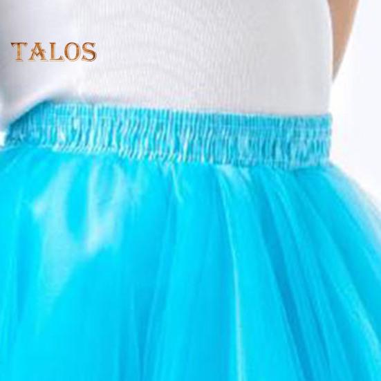 Fusta din tul pentru femei, anii 50, jupon cu tutu, talie elastică, jupon de balet, crinolină, costum de carnaval.