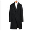 New Autumn and Winter Thickened Men's Woolen Coat  Loose and Fashionable  Windbreaker Double-breasted Jacket