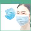High Quality Adult Disposable Masks Blue Three Layer Non Woven Earloop Protective Masks