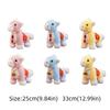 Tassel Pendant Horse Plush Doll Creative Cartoon Steed Doll Zodiac Pony Figurine  Chinese New Year
