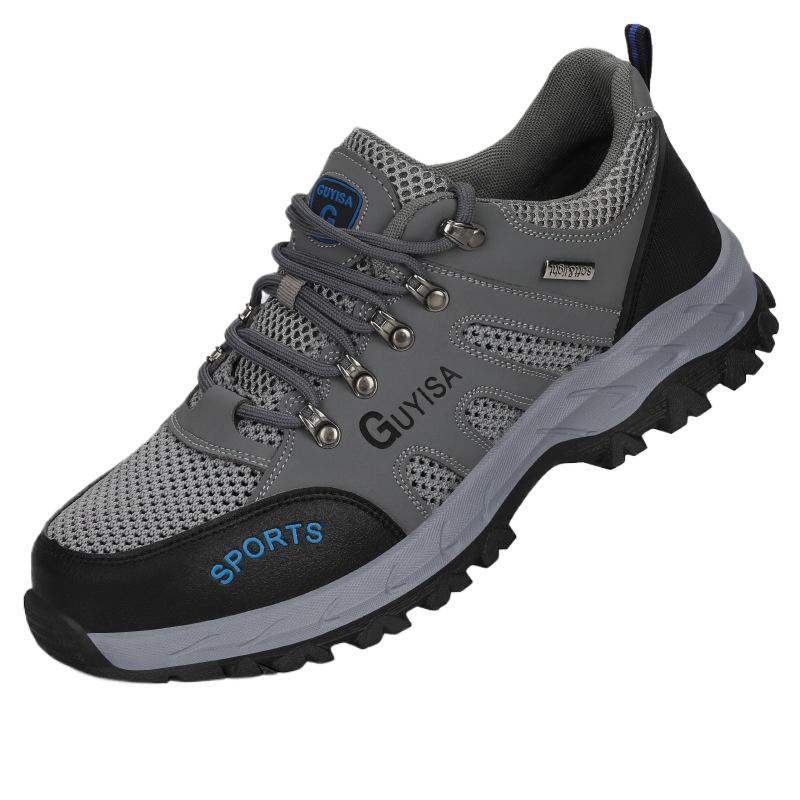 Anti-smashing and Anti-piercing Labor Insurance Shoes, Durable Steel Baotou Construction Site Protective Steel Plate Work Shoes