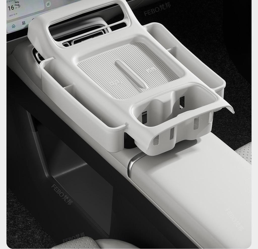 Qiyuan Q05 Center Console Silicone Mat & Cup Holder Cover for 26 Models