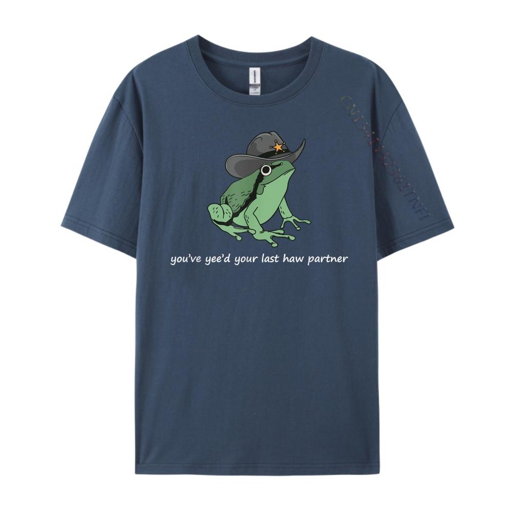 Frog With Cowboy Hat You Ve Yee D Your Last Haw Jokes XS Graphic T Shirts Funny T Shirts T-shirts Alphabet