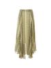 Sinseuden Paisley Asymmetrical Long Skirt