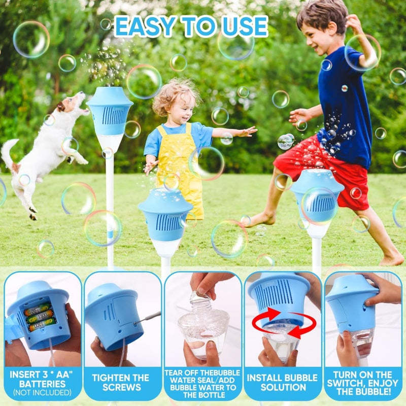 Street Light Electric Light Up Rechargeable Christmas Bubble Machine
