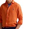 Polo Ralph Lauren Logo Slim Fit Long Sleeve Shirt Men shirts Orange 710966294002-100