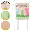 Easter Theme Chair Cover, Indoor Decorative Gnomes Cute Rabbit Pattern Chair Cover, Cute Cartoon Style Home Decorations