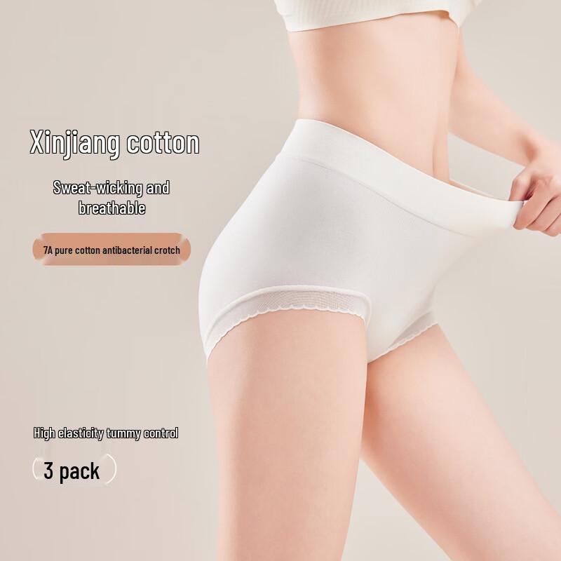 GRACEWELL Women's High-Waist Seamless Tummy Control Briefs (Multi-Pack)