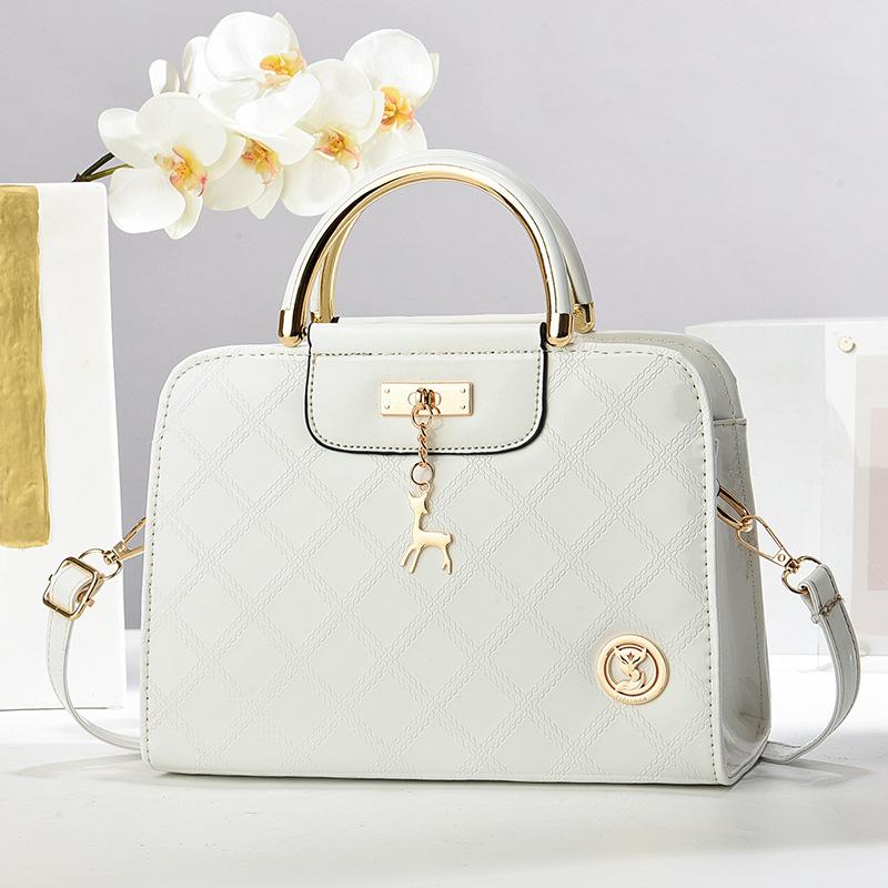 Women's Bag Small Square Bag Solid Color High-end Handbag Versatile Shoulder Messenger Bag