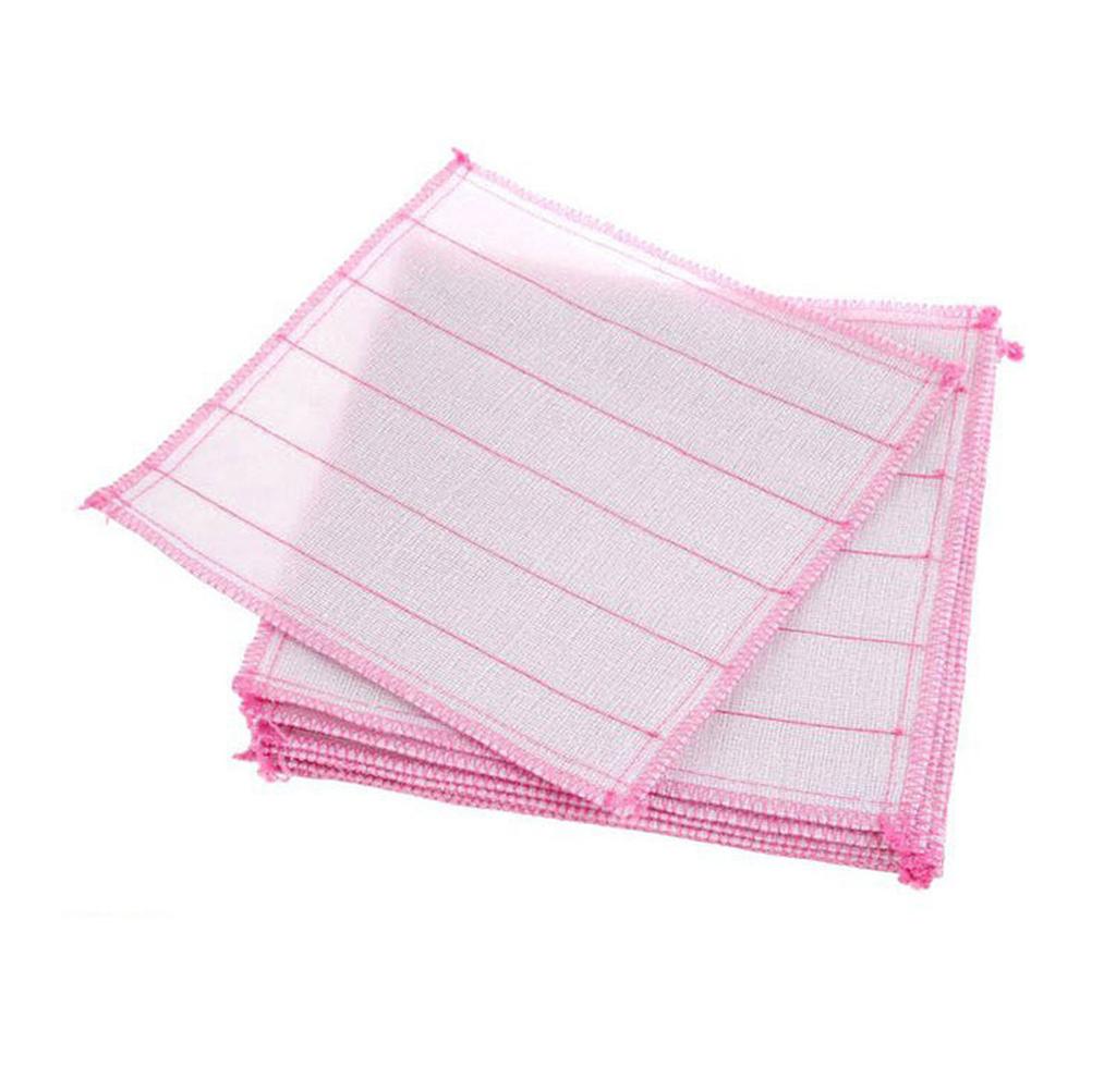 Utěrka na nádobí 5 vrstev Absorpční olej Hloubkově čisticí Opakovaně použitelná Bavlněné kuchyňské utěrky pro domácí použití 28 X 28cm 11