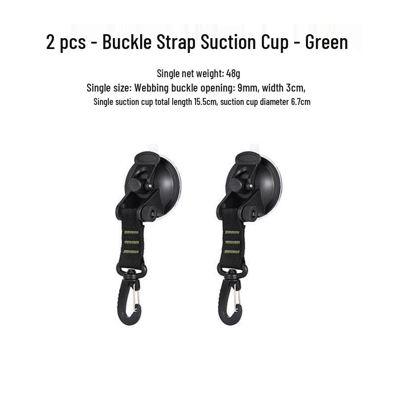 Suction Cup Hook for Wall, Glass, and Car Roof Tent Storage