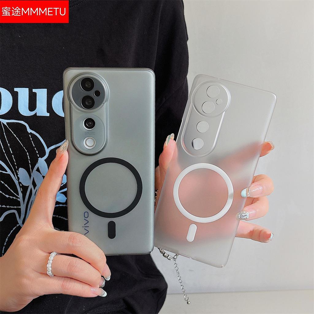 iqoo11t skin feeling ice mist is suitable for VIVOX111PRO mobile phone case S11 magnetic suction x111S heat dissipation without yellowing