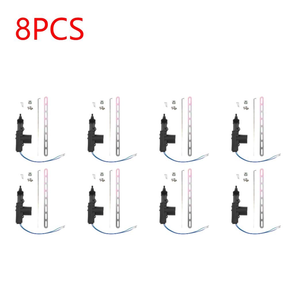 1-10pcs Door Power Central Lock 12V 2/5 Wire Actuator Auto Vehicle Remote Central Locking System Motor Car Alarm Security System