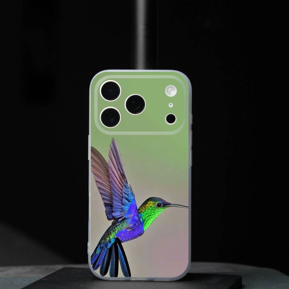 Bird Hummingbird Colorful For iPhone 17,16,15,14,13,12,11,Pro,Max,Plus,Mini,SE4,E Magnetic For Magsafe Wireless Phone Case