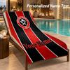 Custom Text Sheffield United FC Print Beach Towel Large Towel For Home Bathroom Beach
