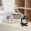 Abstract Thinker Figurine Sculpture Modern Art Homes Decors Plastic Statue for Living Room or Office Bookshelf Display