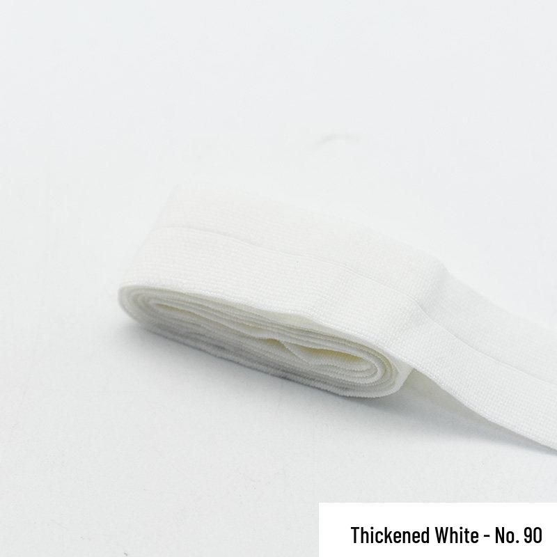 2-2.3cm Thick Elastic Fold-Over Binding Tape for Clothing and Jackets