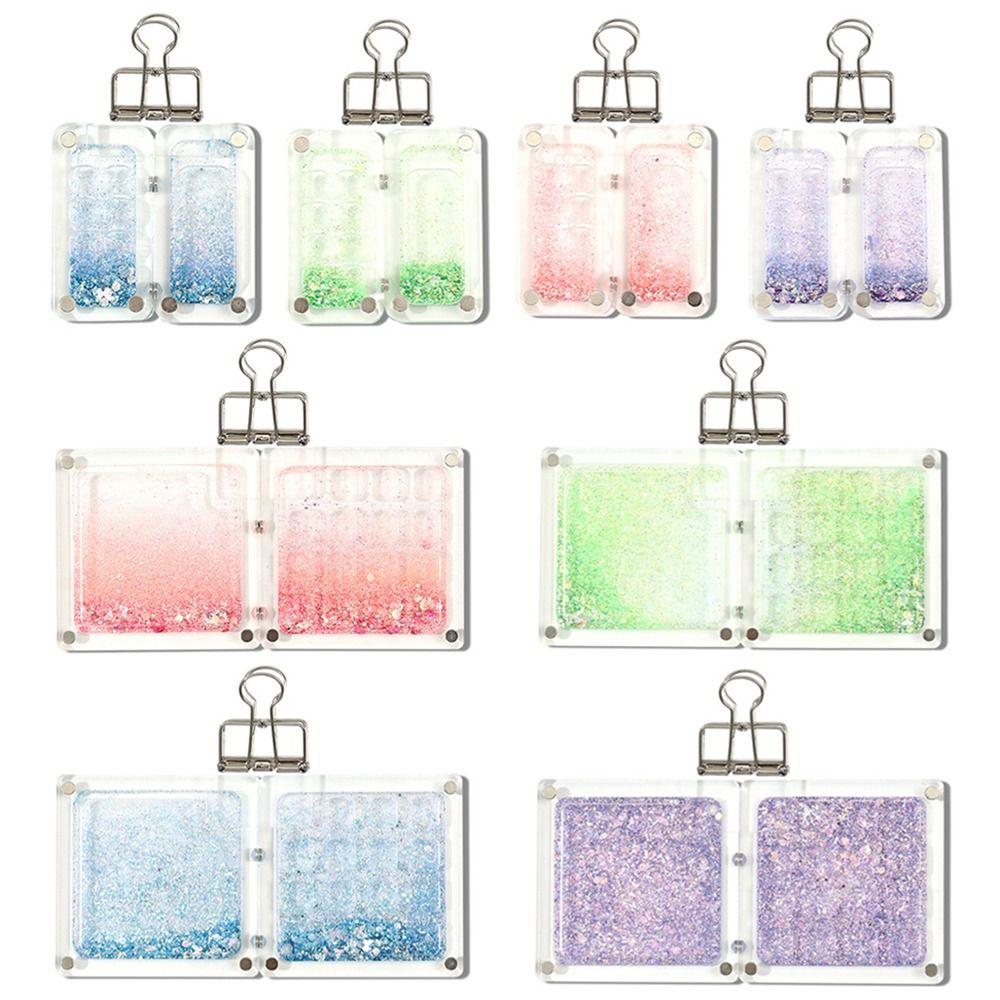 Magnetic Watercolor Paint Palette Acrylic Empty Paint Box Portable Paint Pigment Box  Travel