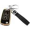 For Chevy Key Fob Cover with Keychain,Premium TPU Full Protection Key Case Shell for Equinox Camaro Cruze Malibu Impala Spark Sonic GMC