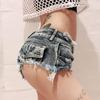 Summer Low-Waist Denim Shorts for Women - Sexy Nightclub Hot Pants DS Performance Wear