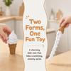 Creative Ice Cream Retractable Toy Realistic Simulation Novelty Gag Gift  Funny Trick