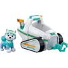 Takara Tomy Paw Patrol Basic Vehicle with Figure Everest Snow Cat 1:55 Scale Toy Vehicle