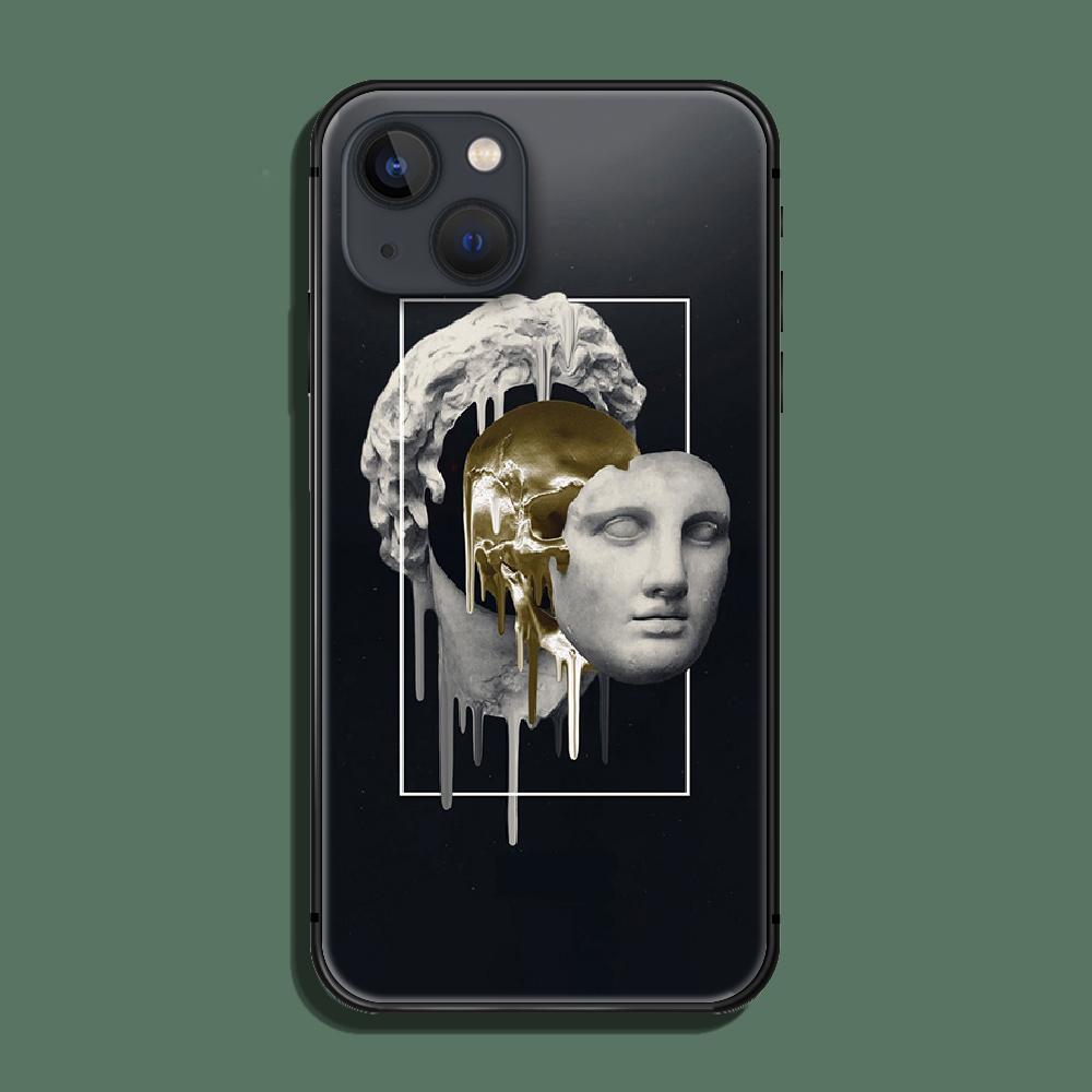 Statue Abstract Art Phone Case Cover Coque For Iphone Xiaomi Mi Samsung Galaxy Redmi Note A S 11 12 13 14 15 22 23 24 5G Pro Plus Max Fe Ultra