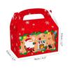 12PCS Festive Design Christmas Eve Gift Box Holiday Print Biscuit Packaging Box  Holiday Gift Giving