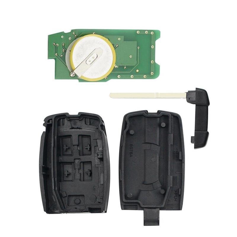 For Land Rover Freelander 2 2007-2015 5 Button Remote Smart Key Fob Case Shell 433MHz With Circuit Board Battery Car Key Replacement Accessories