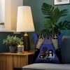 Rock Band R-Ramones cushion cover Double Sided Printed Polyester Pillowcase Pattern Decorative Zipper Cushion Cover