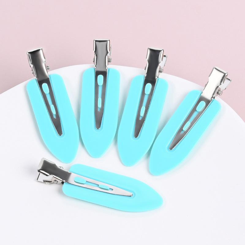 20pcs No Bending Seamless Hair Clip, Women'S Side Bangs Clip, Makeup And Face Washing Special, Anti Slip Hair Accessory For Girls' Styling