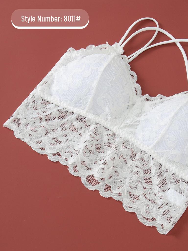 Women’s Sexy Lace Triangle Cup Bra & Panty Set - Wire-Free, Beautiful Back Design