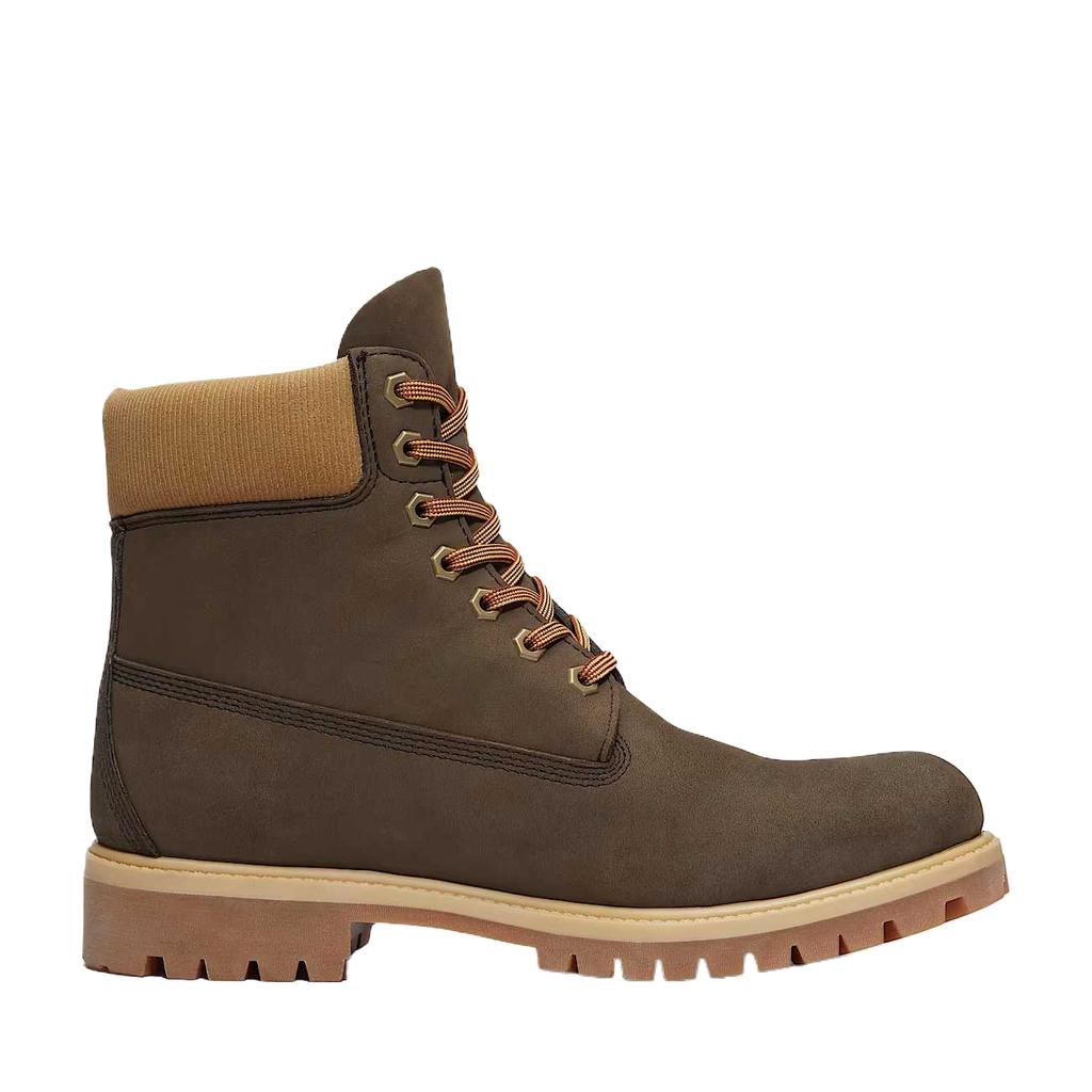 Timberland 6-calowe Premium Wodoodporne Buty Ciemnobrązowe Oliwkowe Męskie Sneakersy TB0A2P6W-A4J