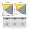 Yellow Grey Geometric Pillow Case Fashion Pillow Cover Soft Pillowcases For Sofa Car Home Decor