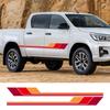 Car Sticker for Toyota Hilux Revo Vigo Rocco SR5 Door Side Colors Stripes Decor Decal Vinyl Film Cover Auto Tuning Accessories